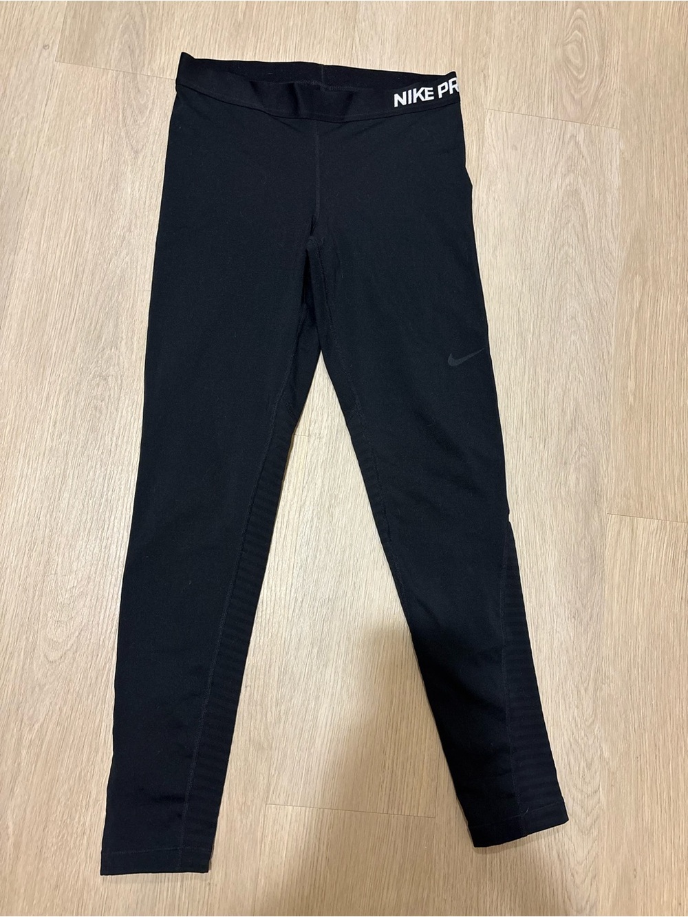 Nike Black Girls' Athletic Leggings with Nike Pro Waistband